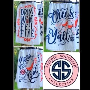 Simply Southern Kitchen Towel Set (3) NWT